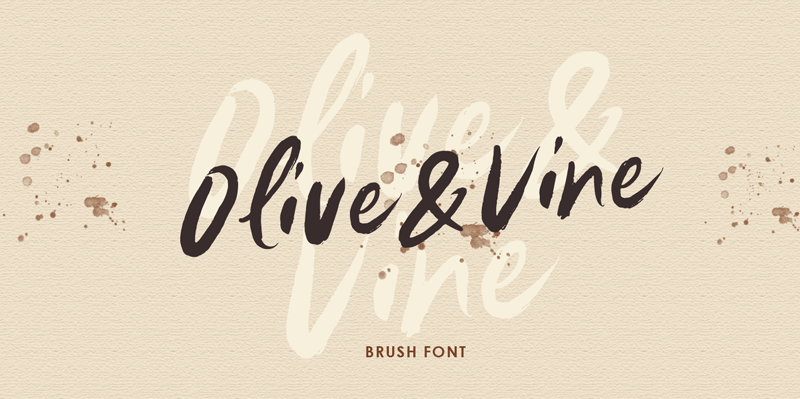 Olive & Vine Font
