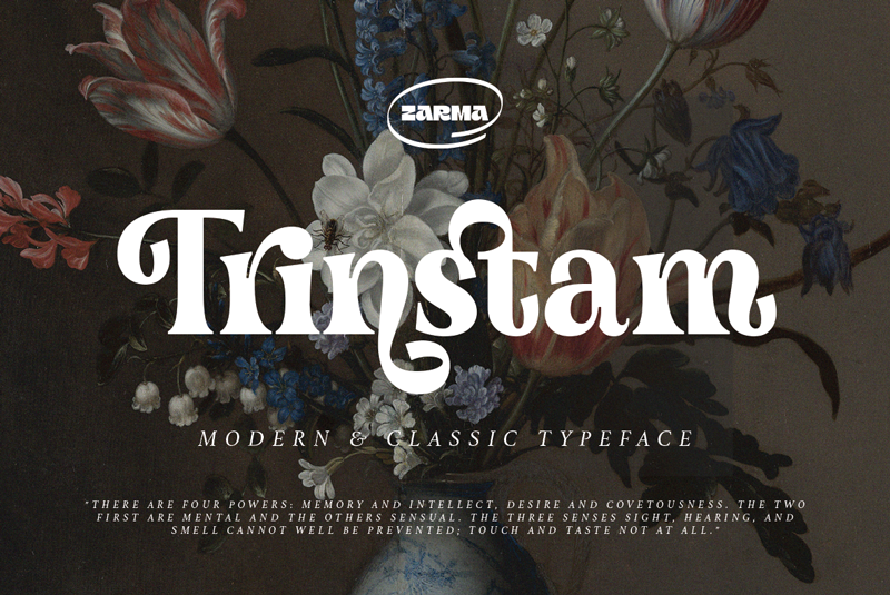 Trinstam Font