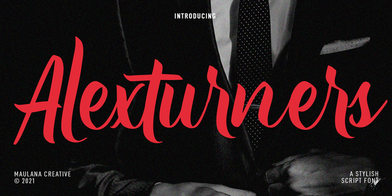 Alexturners Font