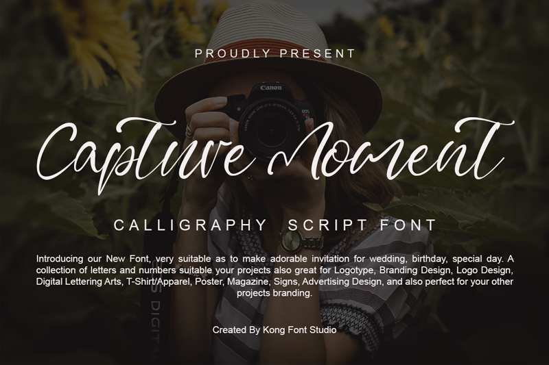 Capture Moment Font