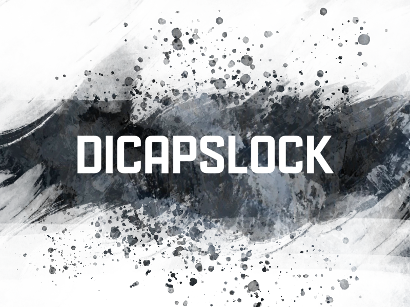 d Dicapslock Font