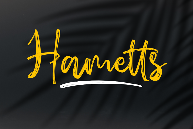 Hametts Font