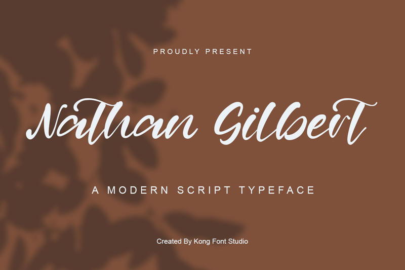 Nathan Gilbert Font