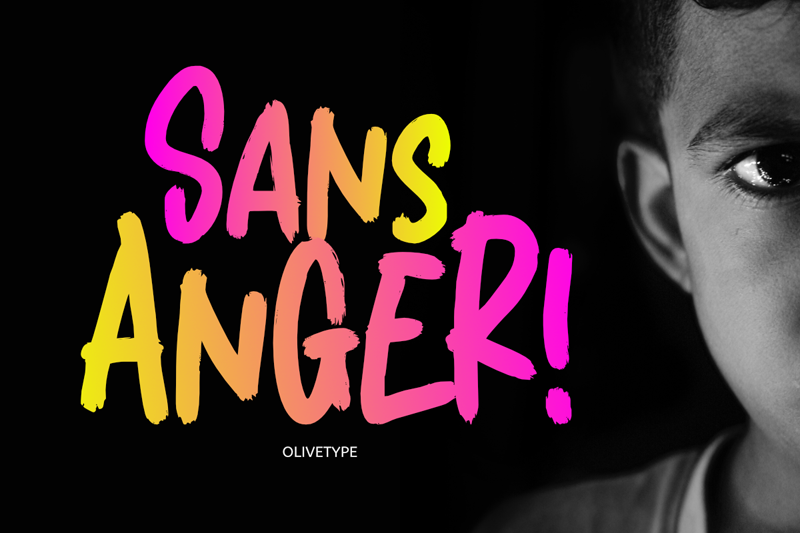 Sans Anger Font