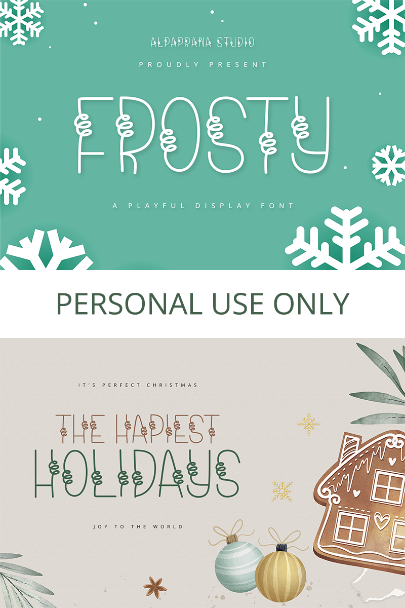 Frosty Font