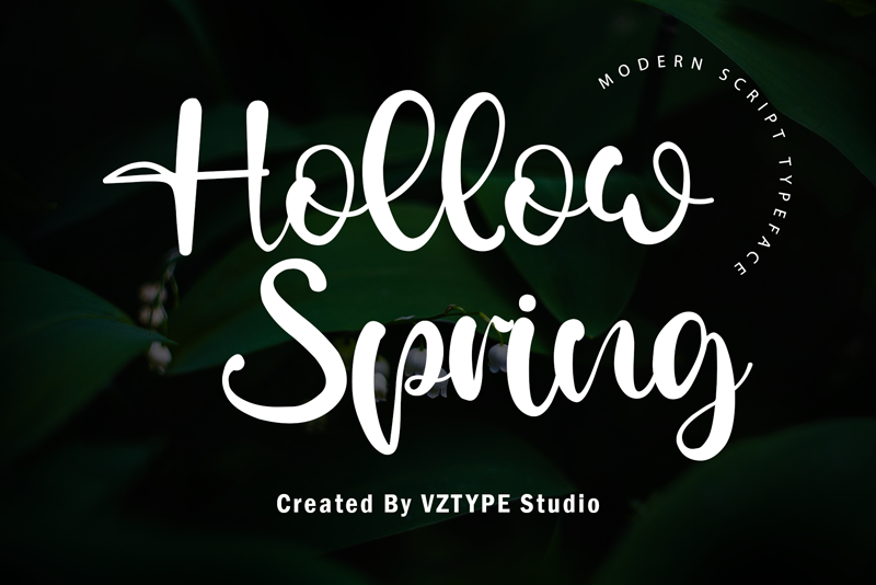 Hollow Spring Font