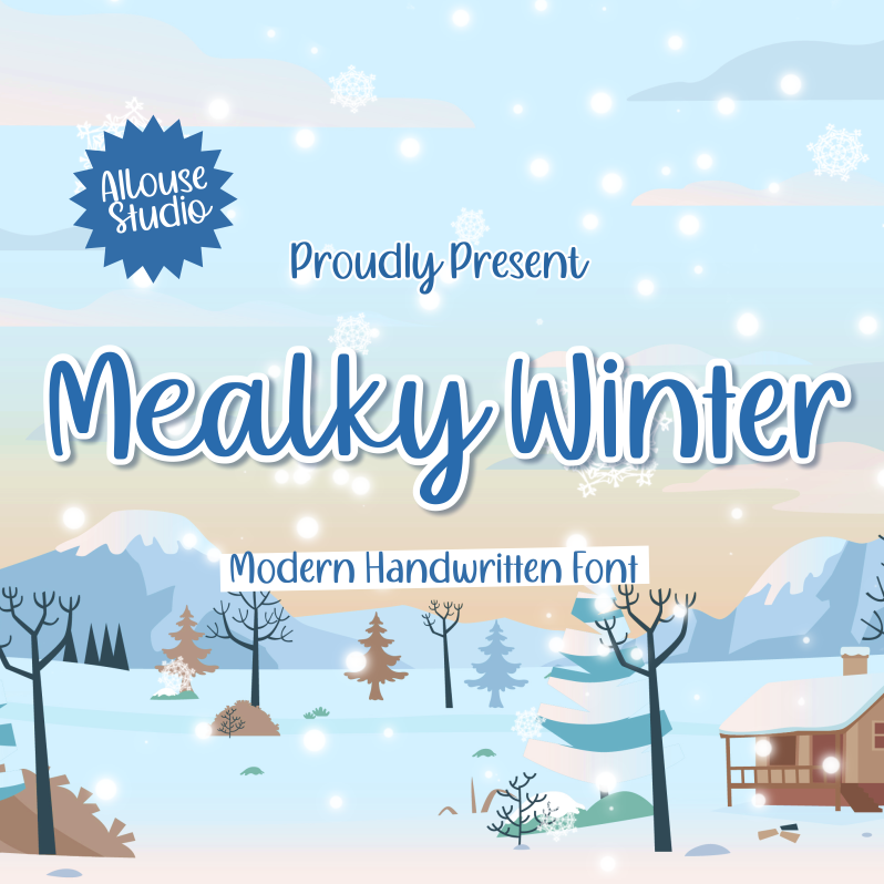 Mealky Winter Font