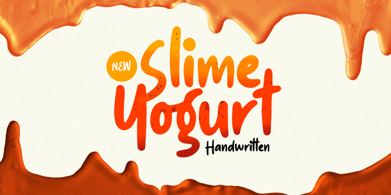 Slime Yogurt Font