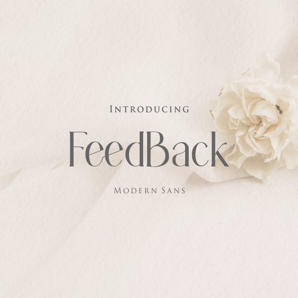 Feedback Font