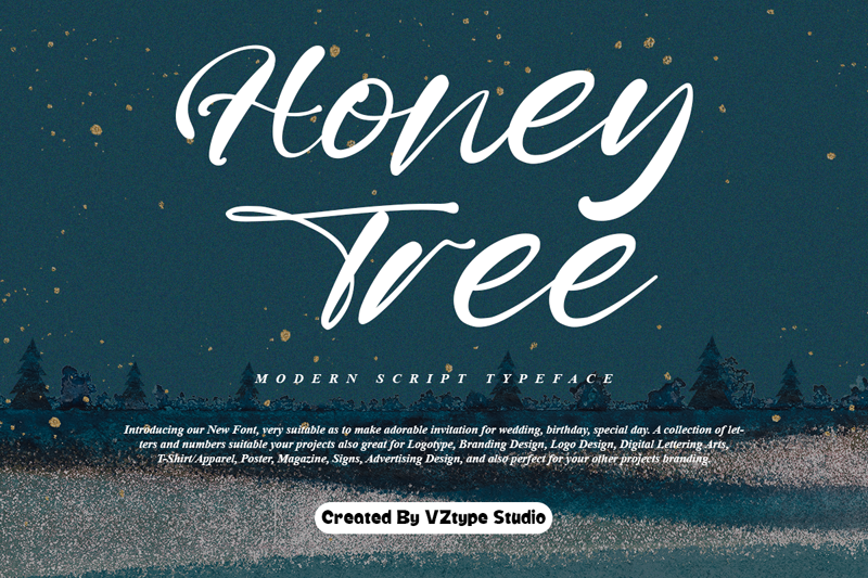 Honey Tree Font