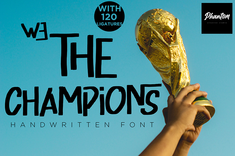We The Champion Font