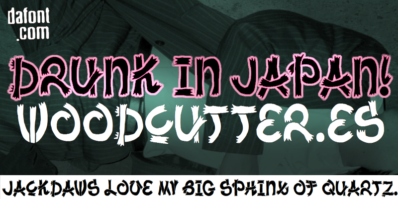 Drunk in Japan! Font