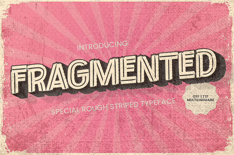 Fragmented Font