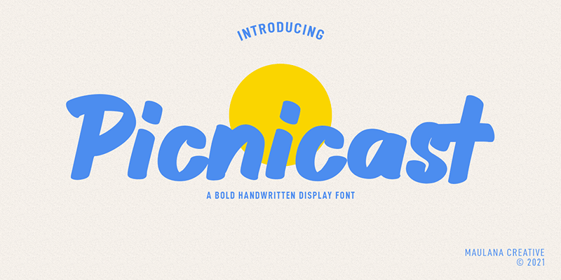 Picnicast Font