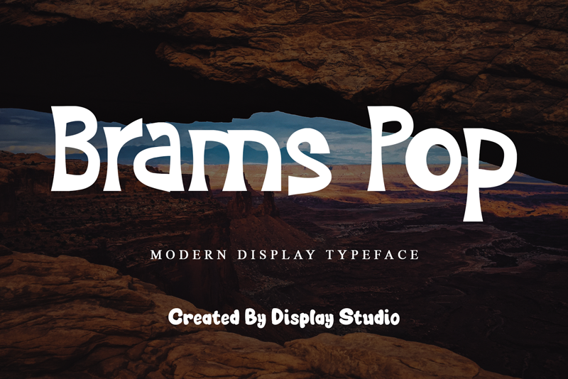 Brams Pop Font
