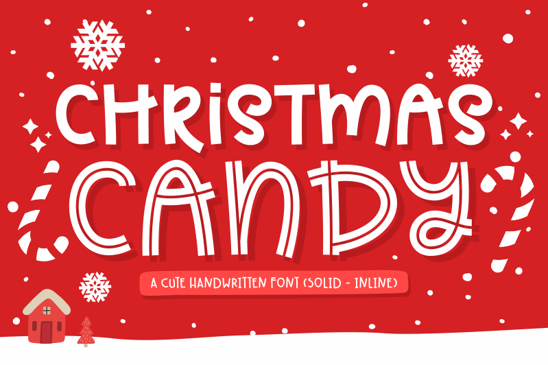 Christmas Candy Font