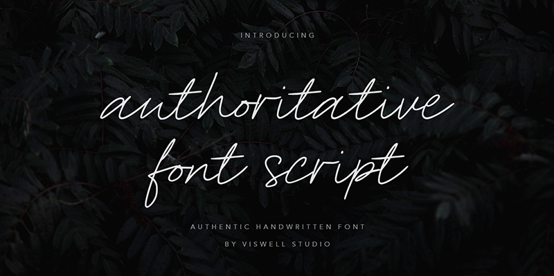 Authoritative Font