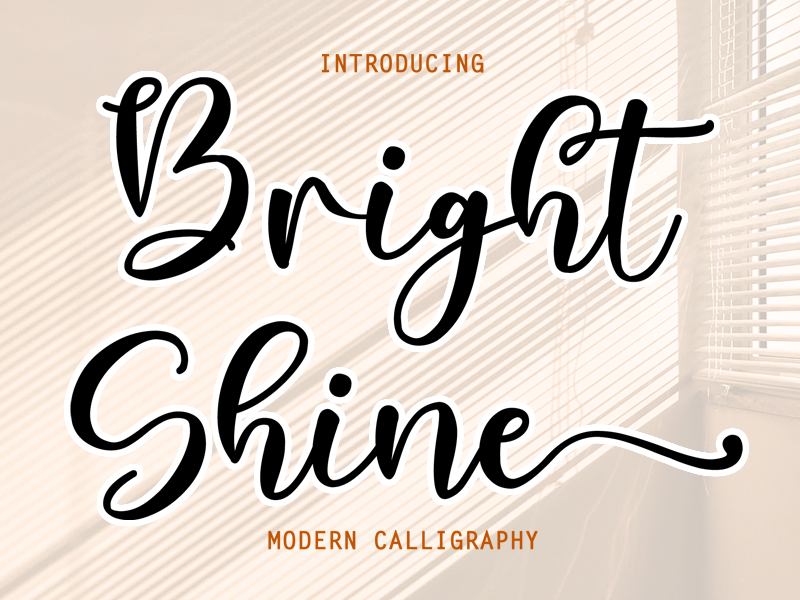 Bright Shine Font