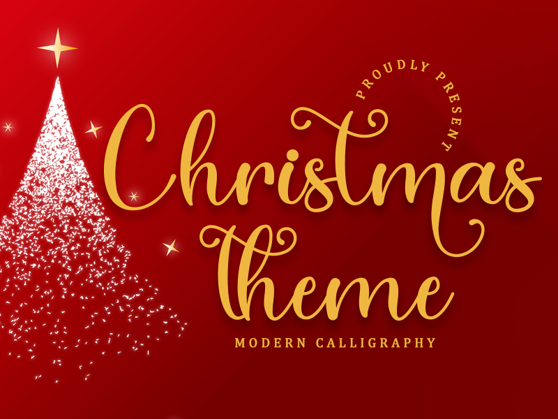 Christmas Theme Font