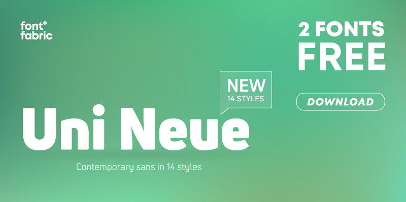 Uni Neue Font