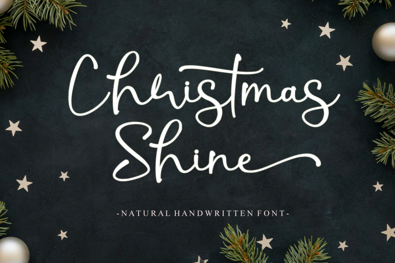 Christmas Shine Font