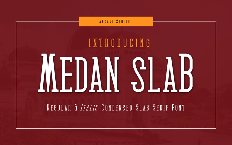 Medan Slab Font