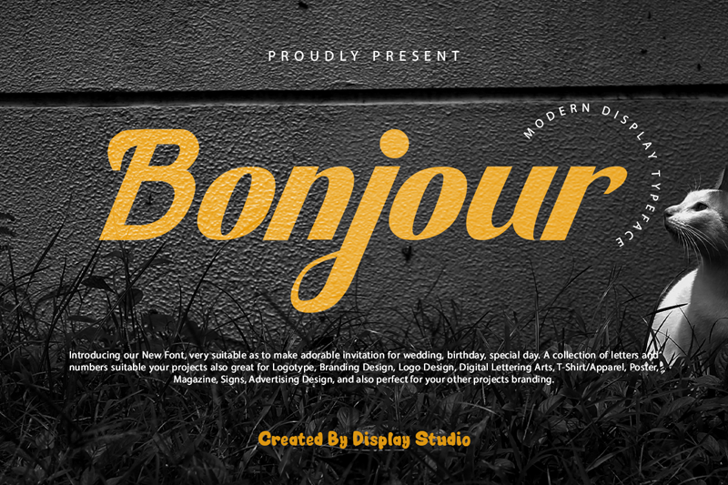 Bonjour Font