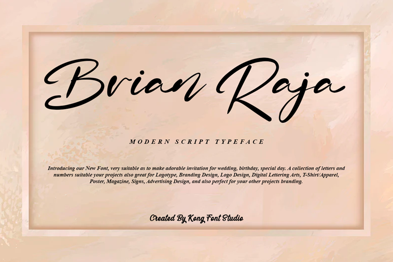 Brian Raja Font
