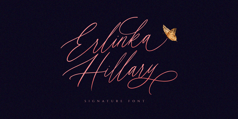 Erlinka Hillary Font