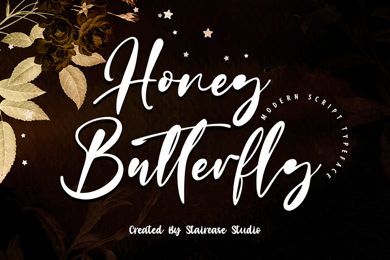 Honey Butterfly Font