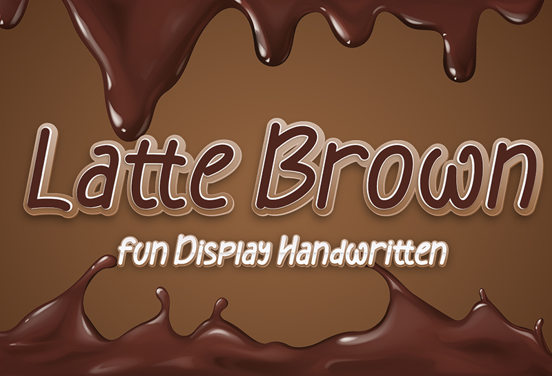 Latte Brown Font