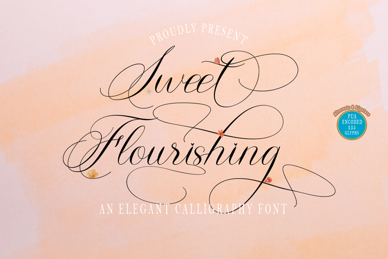 Sweet Flourishing Font