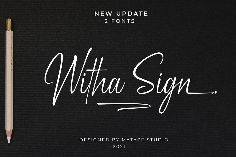 Witha Sign Font