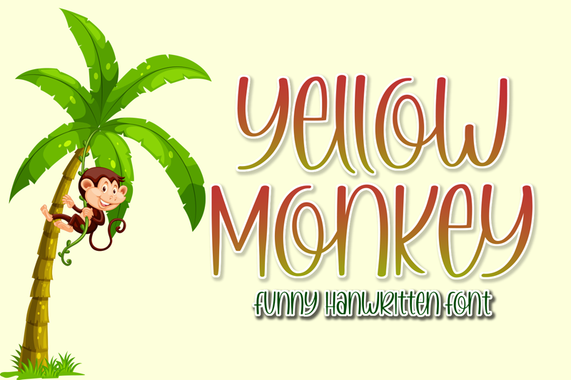 Yellow Monkey Font