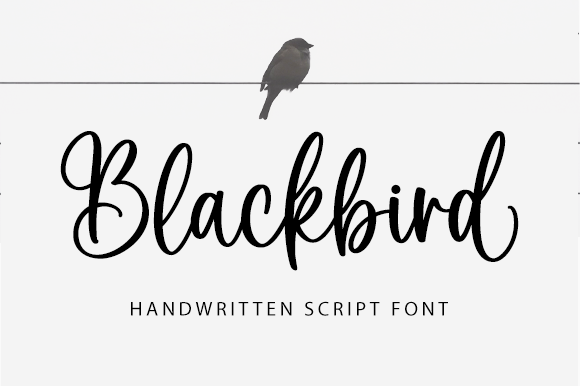 Blackbird Font