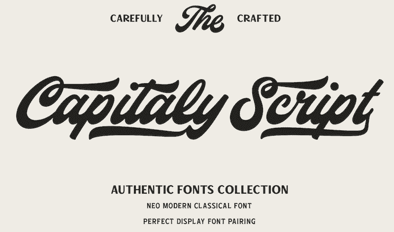 Capitaly Script Font