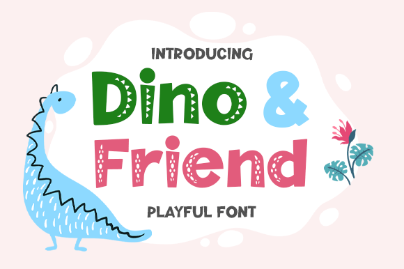 Dino And Friend Font