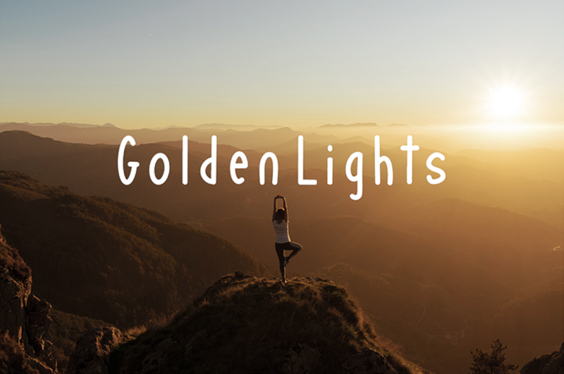 Golden Lights Font