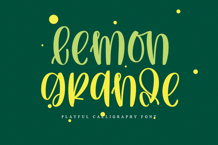 Lemon Grande Font