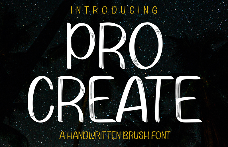 Procreate Font