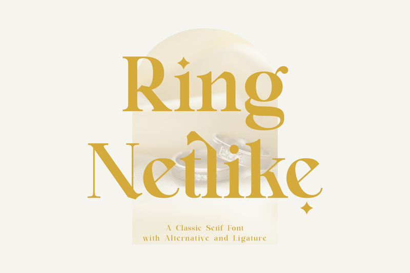 Ring Netlike Font