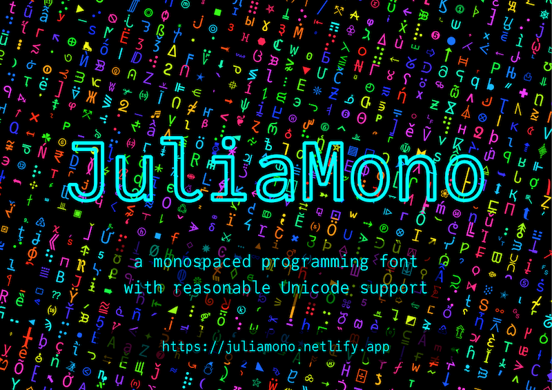 Julia Mono Font