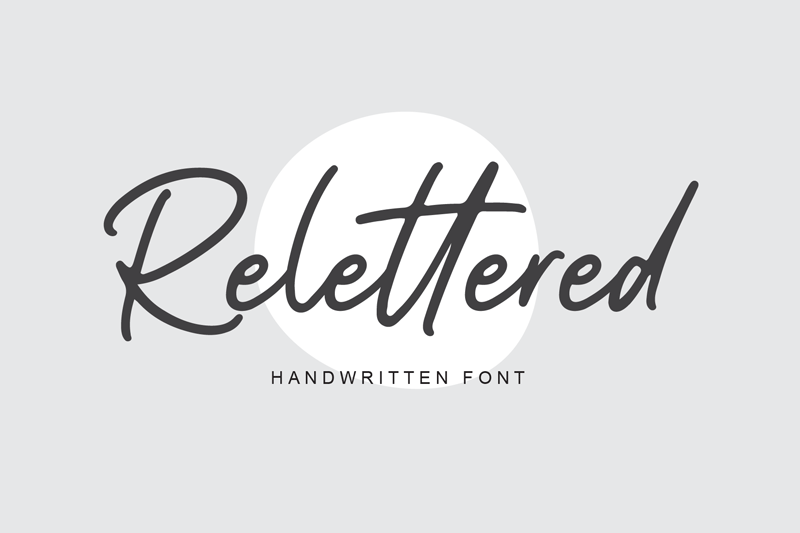 Relettered Font