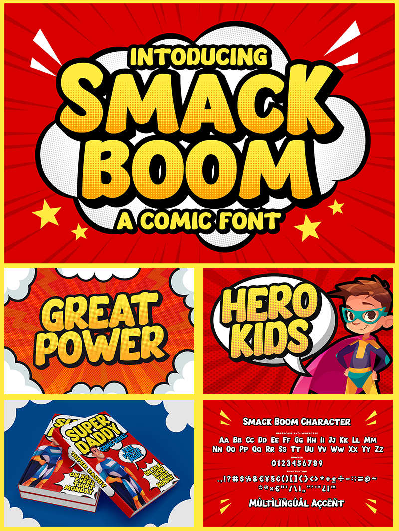 Smack Boom Font