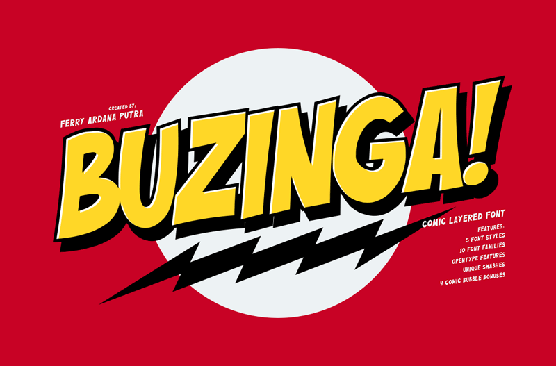 Bazinga! Font