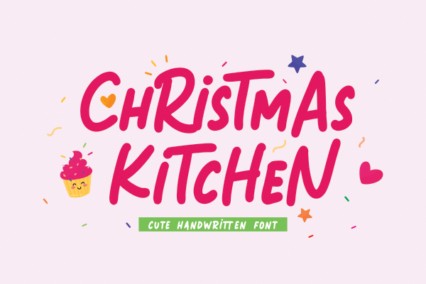 Christmas Kitchen Font