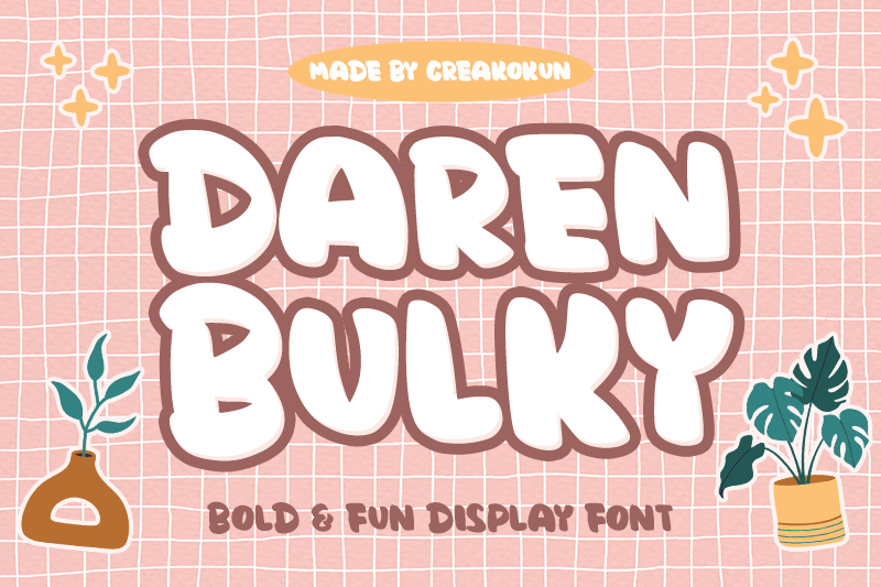 Daren Bulky Font