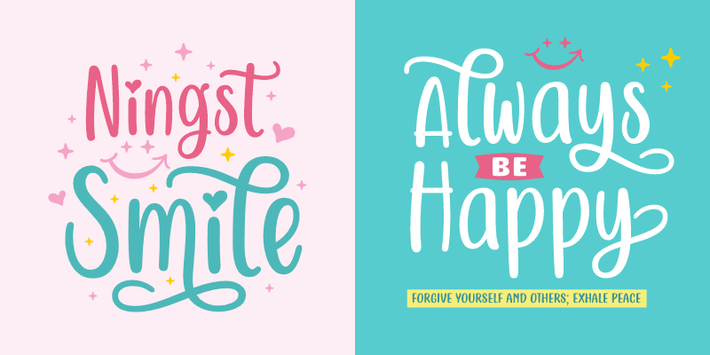 Ningst Smile Font