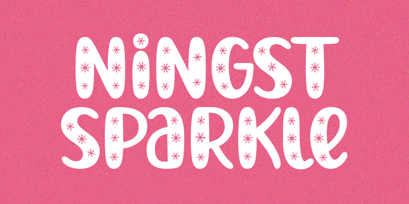 Ningst Sparkle Font
