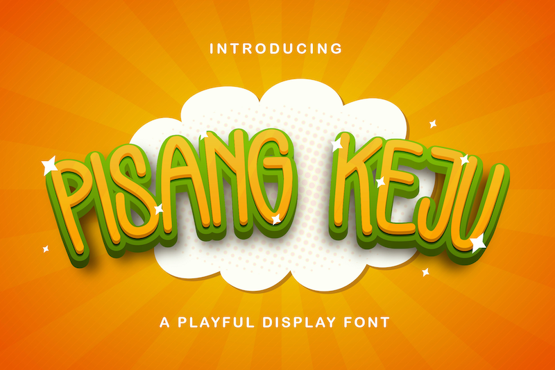 Pisang Keju Font